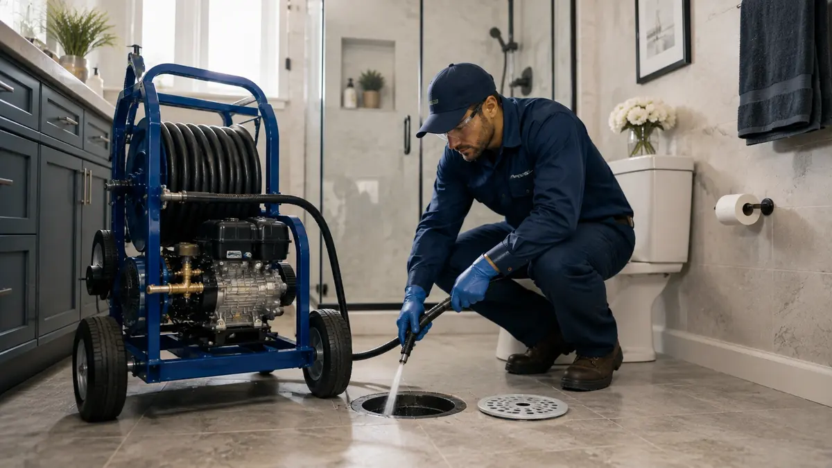 Bathroom Drain Hydro Jetting in Citrus Heights