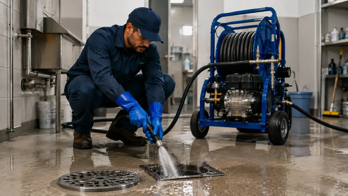 Floor Drain Hydro Jet Cleaning in Citrus Heights