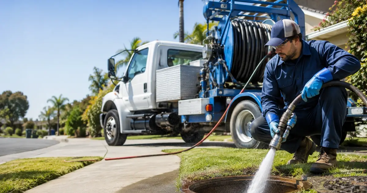 Hydro jet sewer cleaning Citrus Heights