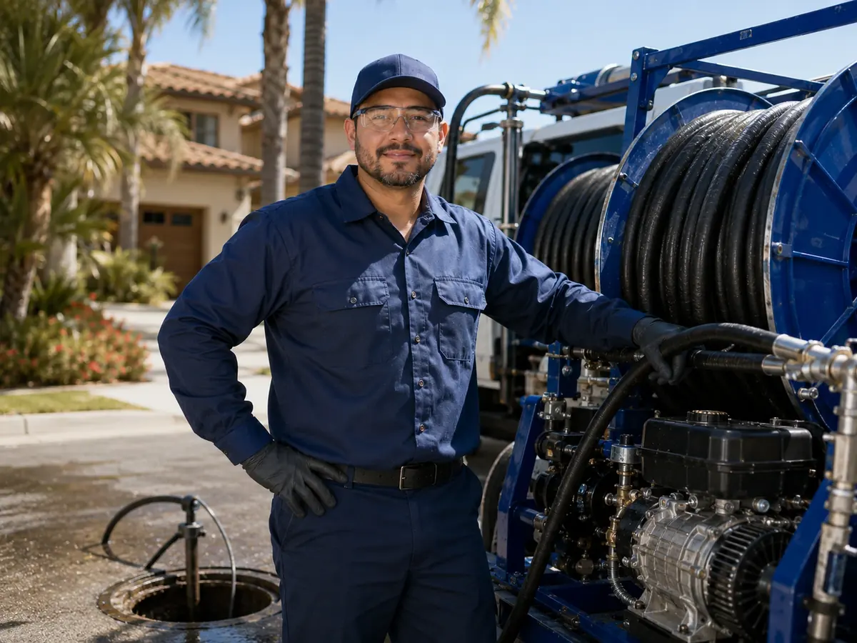 Hydro jet sewer cleaning in Citrus Heights